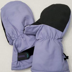 Molehill Gloves Mittens Purple Black Junior Women